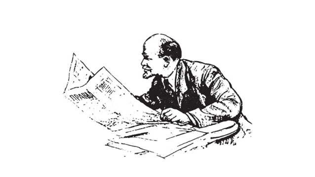 ilustracion de Lenin