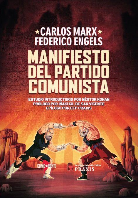 Book cover of "Manifesto del partido comunista"